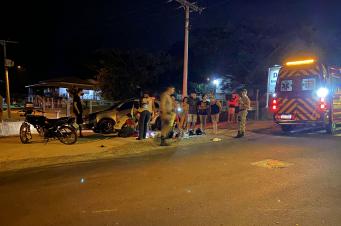 Em andamento: acidente deixa duas pessoas feridas em Içara
