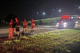 Homem morre atropelado na BR-101; falta de iluminação teria provocado o acidente