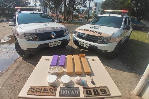 Polícia Militar prende traficante e apreende drogas no bairro Quarta Linha, em Criciúma