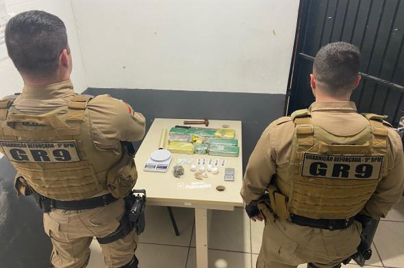 Polícia Militar apreende mais uma grande quantidade de drogas em Criciúma  