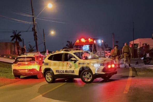 Bandido é preso em Criciúma após roubo em Forquilhinha; o criminoso foi alvejado