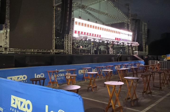 Polícia deve atuar de forma velada no show de Gusttavo Lima para coibir furtos de celulares em Criciúma