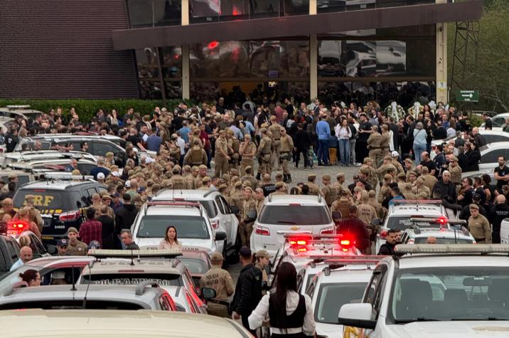 Com honras militares, corpo de sargento morto em Criciúma é velado