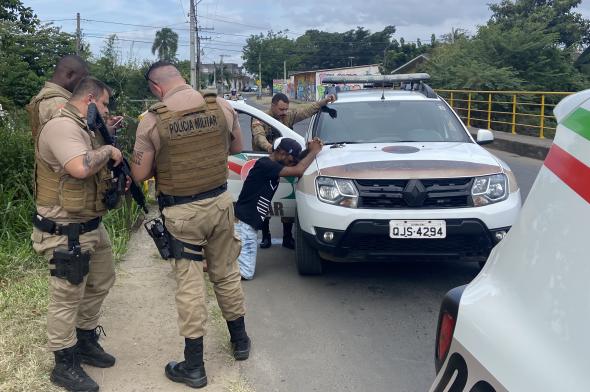 Polícia Militar prende bandido de alta periculosidade em Criciúma 