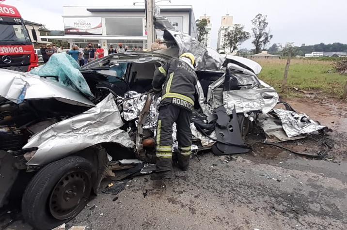 Homem morre em acidente grave em Criciúma 