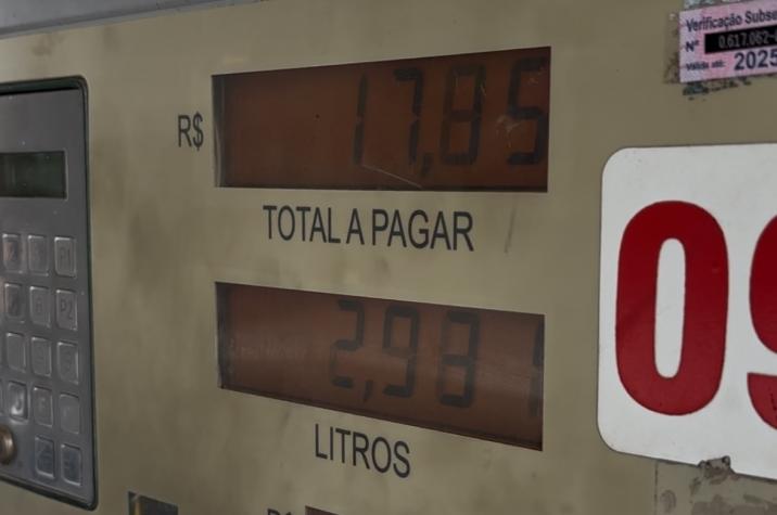 Preço da gasolina aumenta 0,10 o litro a partir deste sábado em todo país