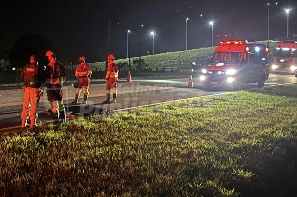 Homem morre atropelado na BR-101; falta de iluminação teria provocado o acidente